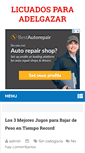 Mobile Screenshot of licuadosparaadelgazar.com